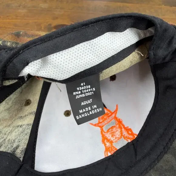 Chris Stapleton Embroidered Mossy Oak Break-Up Camo Hat Adjustable Strap - Picture 9 of 9